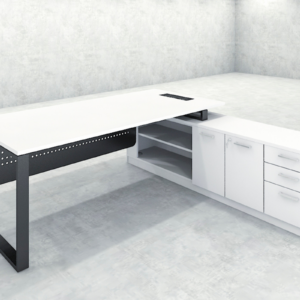 Manager Desk c/w Combo Cabinet